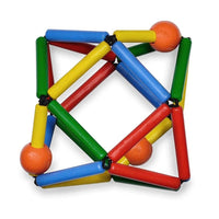 Wooden Rattle Grabber - Multicolored