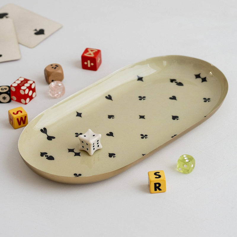 Oval Enamel Tray - House of Suits