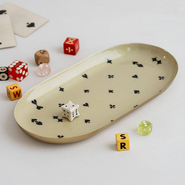Oval Enamel Tray - House of Suits