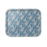 Blue Flora Medium Tray