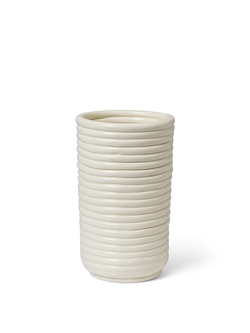 Corduroy Vase - Off-white