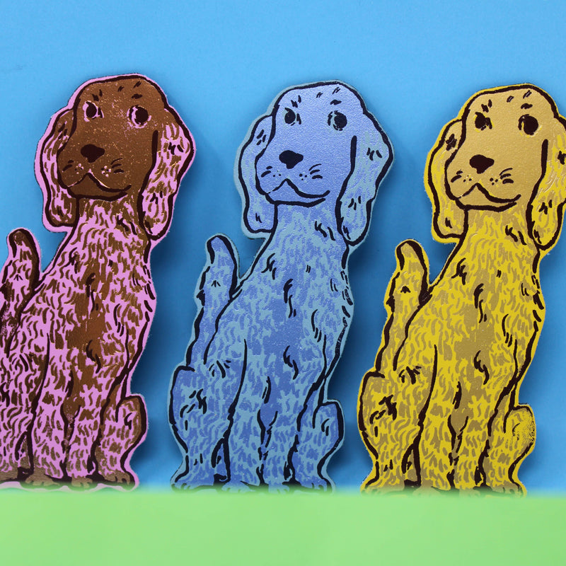 Spaniel Magnet - Heritage Blue