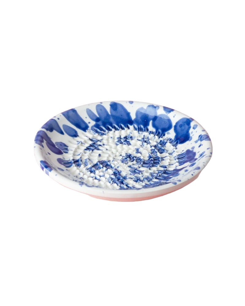 Small Garlic Grater Ceramic Dish - Persia