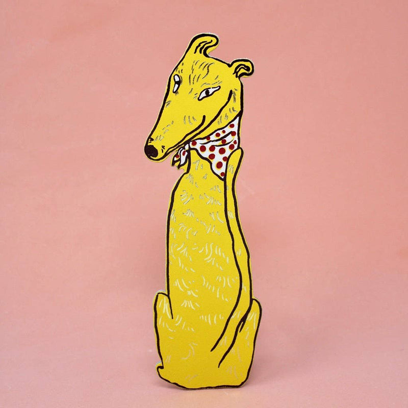 Dog Tails Bookmark - Hot Pink
