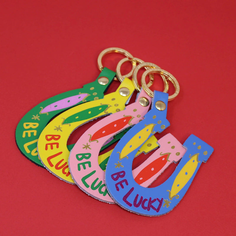 Be Lucky Key Fob - Yellow