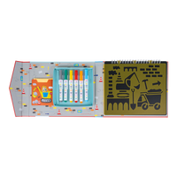 Construction Chalkboard Sketchbook