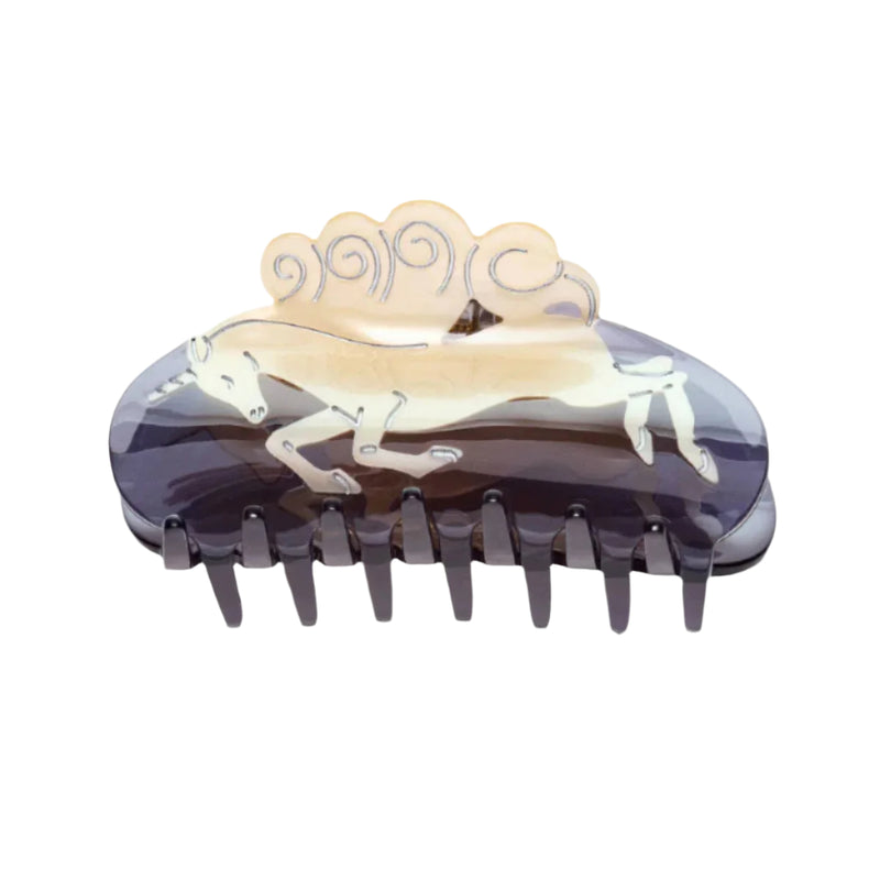 Unicorn Hair Claw Clip