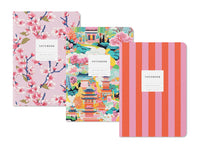 Kaleido Stiched Notebooks No 14 - Lined - Set of 3