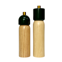 Salt & Pepper Grinder - Green & Gold - Medium
