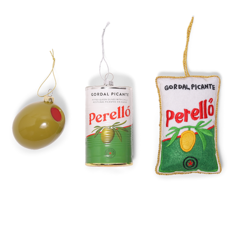 Perelló Olives Embroidered Decoration