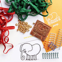 Elephant Poop Foil Printed Notebook