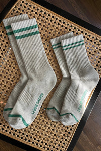 Extended Boyfriend Socks - Moss