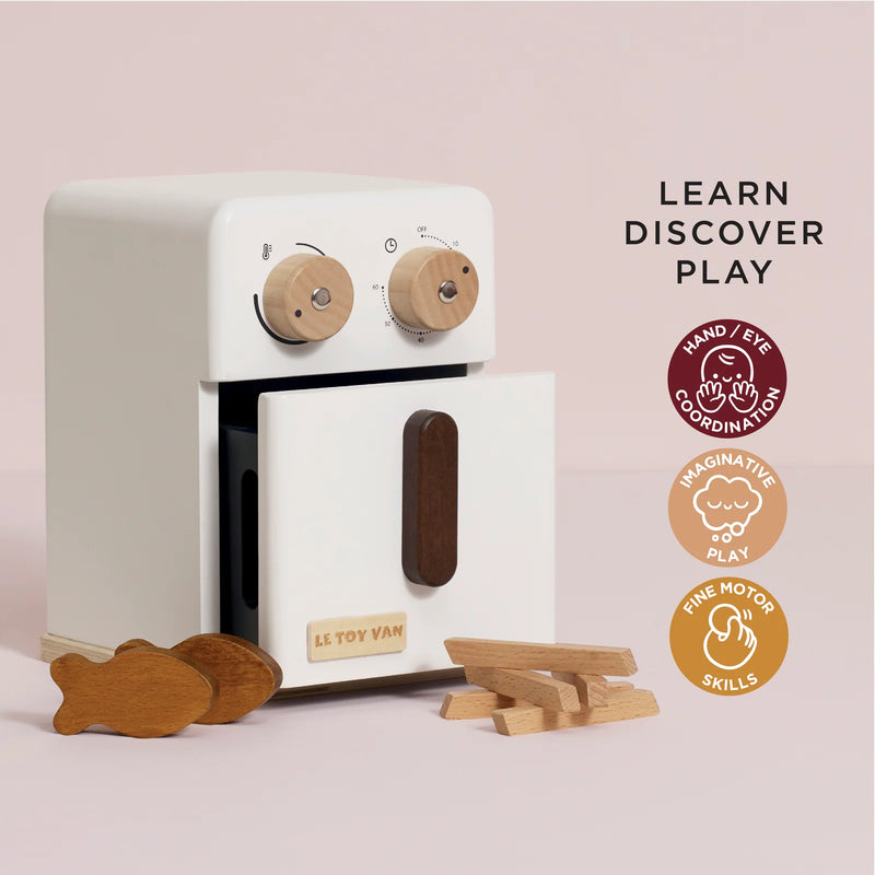 Wooden Air Fryer Set and Playfood