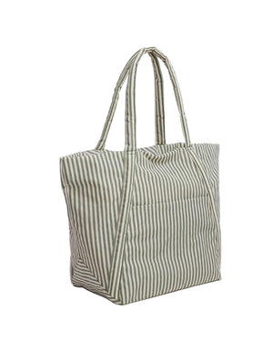 Cloud Bag - Sage Stripe