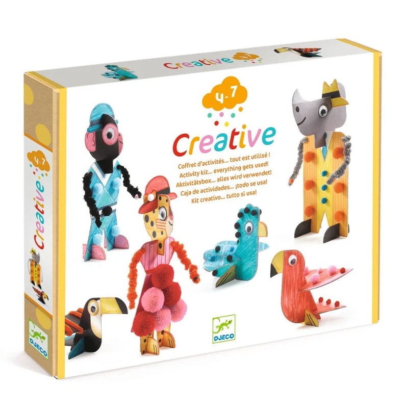 Djeco Punch Board Activity - Savanna