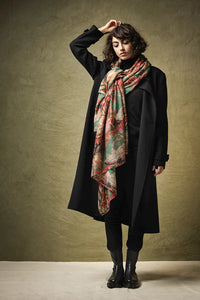 Country Toile Berry Scarf