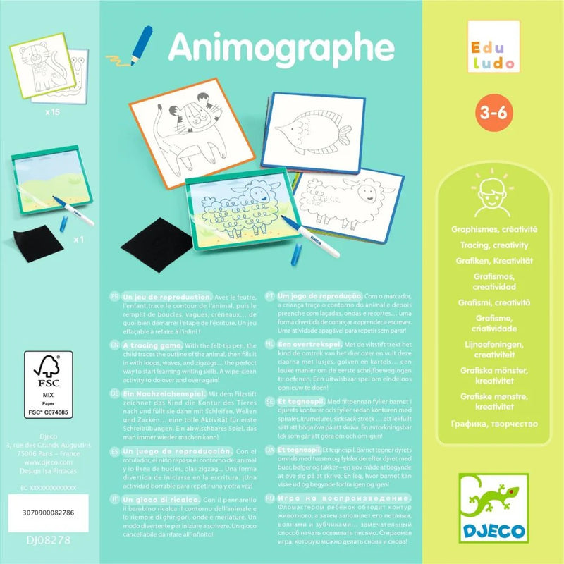 Djeco Tracing Game - Animographe