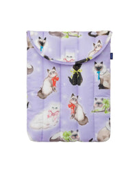 Puffy Laptop Sleeve 13”/14” - Fancy Cats