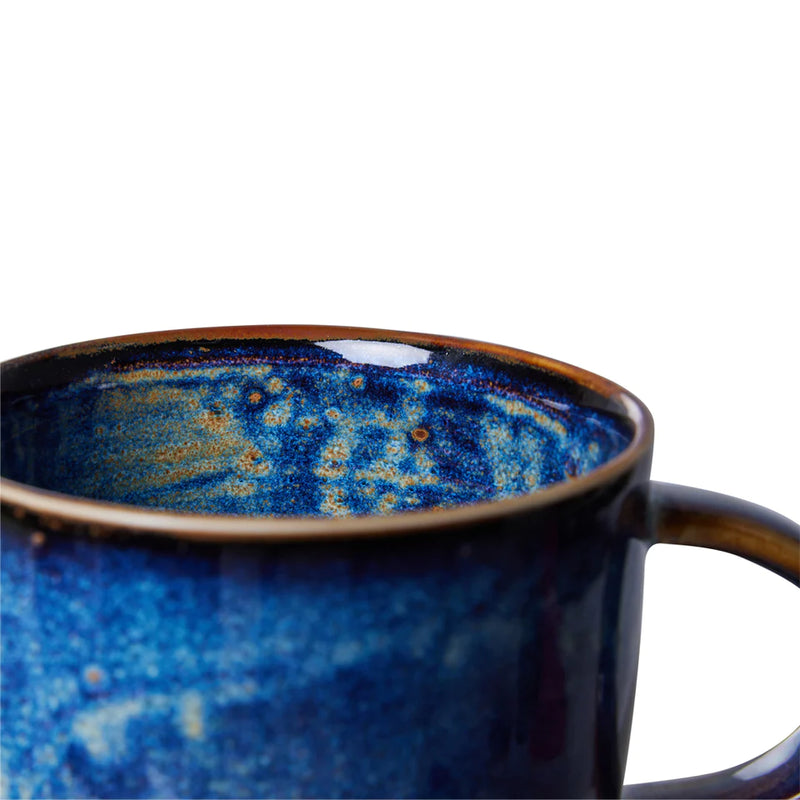 HKliving - Chef ceramics mug - Rustic Blue