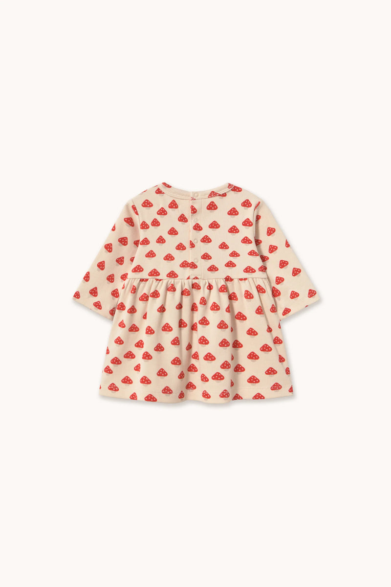 Mini Mushrooms Rib Baby Dress