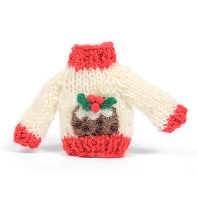 Christmas Jumper Decoration - Pudding