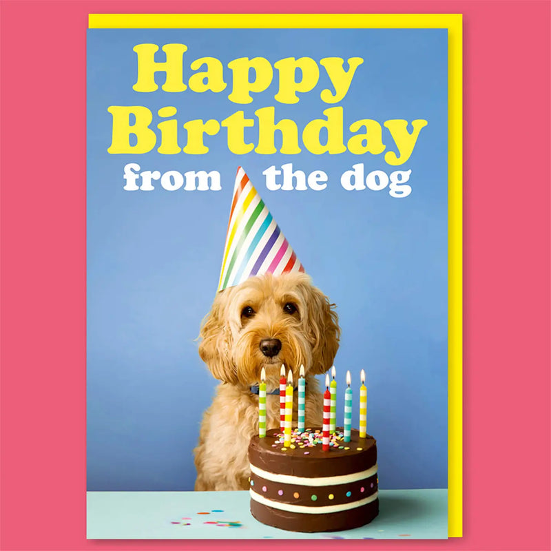 Dean Morris Card - Happy Birthday from the Dog
