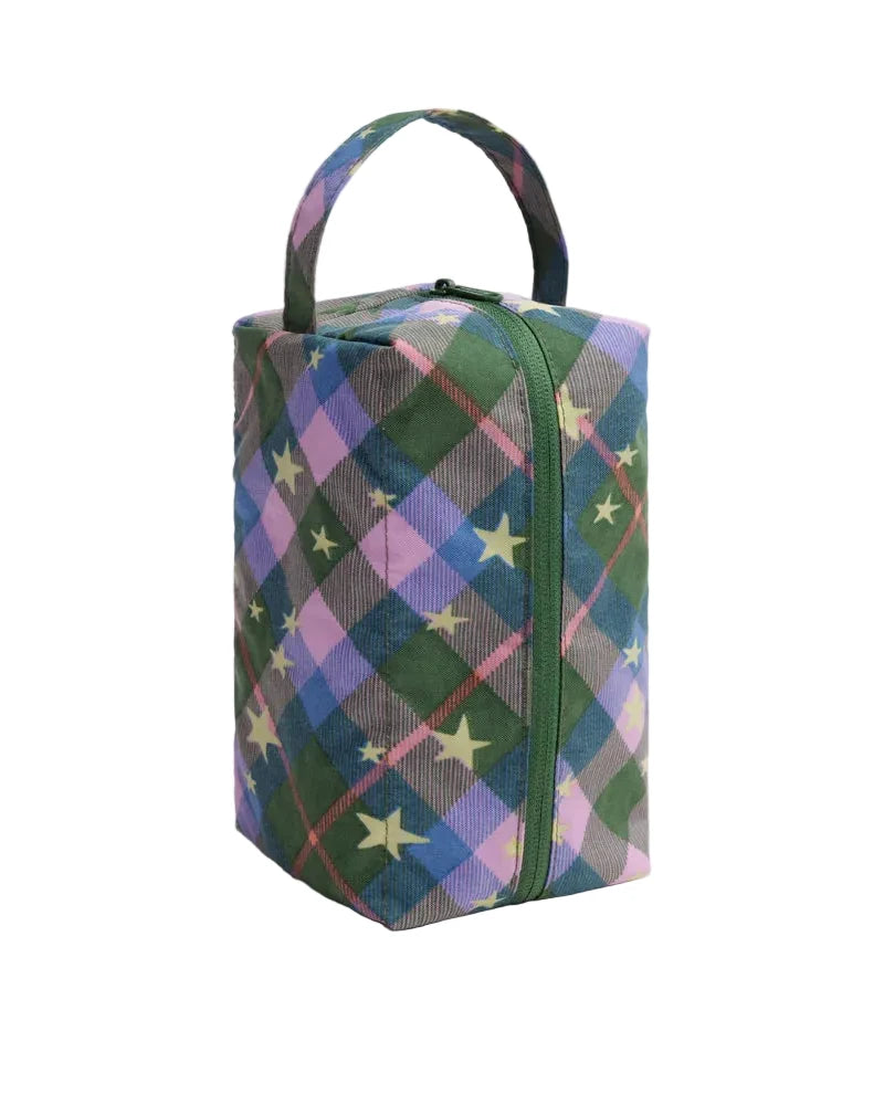 Dopp Kit - Star Plaid