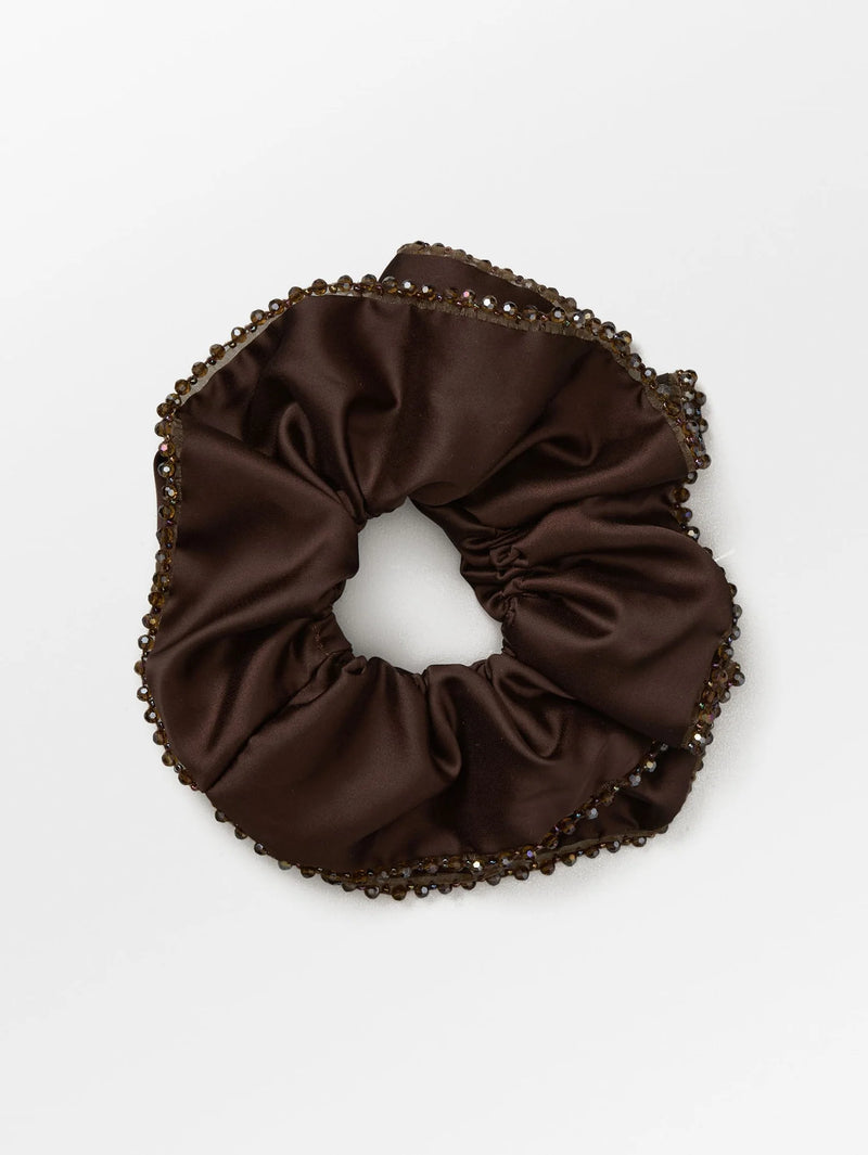 Luster bead scrunchie