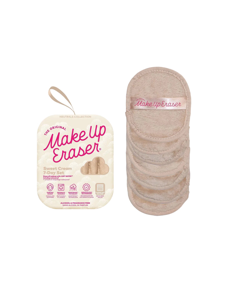 7 Day Set Make Up Eraser - Sweet Cream