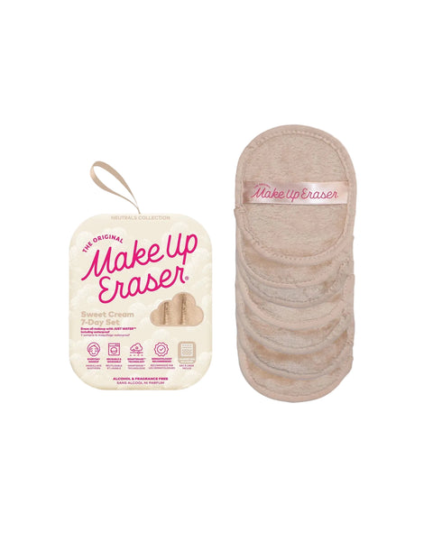 7 Day Set Make Up Eraser - Sweet Cream