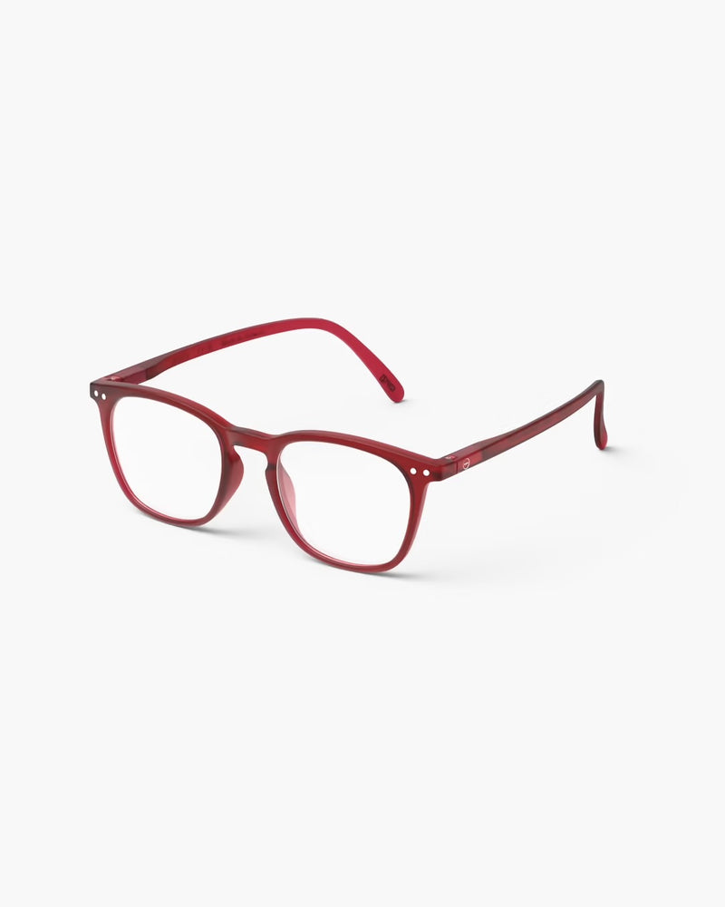 #E Reading Glasses - Cherry Red