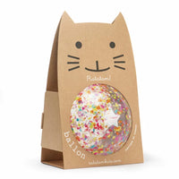 Glitter Bubble Balloon - Confetti