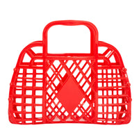 Retro Basket Jelly Bag - Mini Red