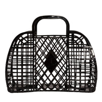 Retro Basket Jelly Bag - Large Black