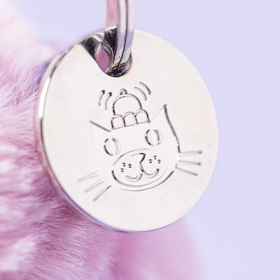 Thistlepop Blossom Bunny Bag Charm