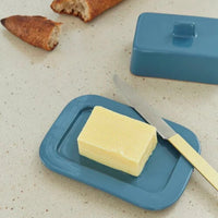 Barro Butter Dish - Dark Blue