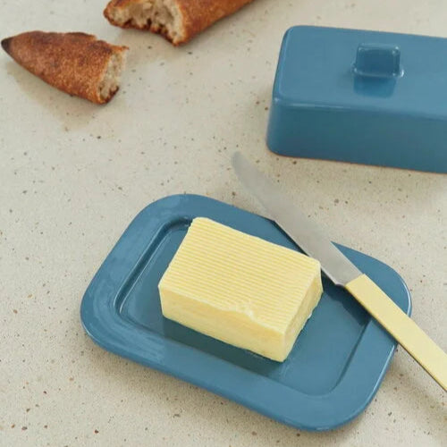 Barro Butter Dish - Dark Blue