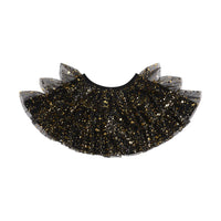 Black & Gold Sparkle Cape