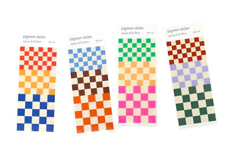 Pigment Sticker Transparent (20) - Square 4