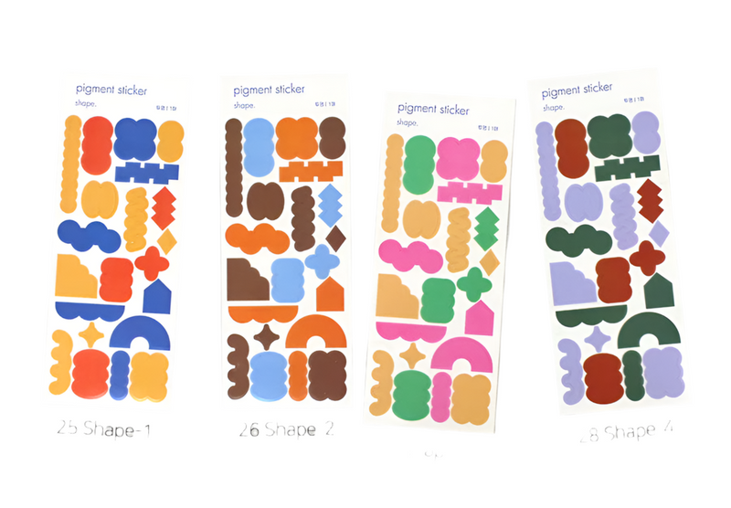 Pigment Sticker Transparent (28) - Shape 4