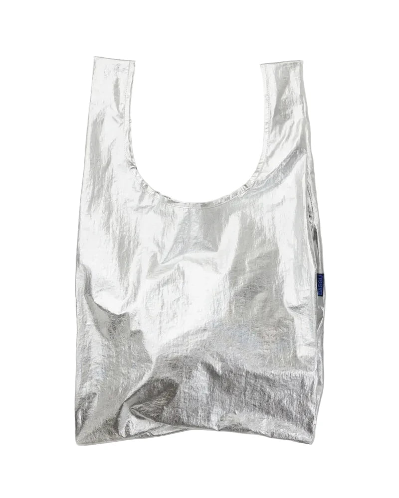Standard Baggu - Chrome Metallic
