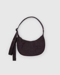Small Nylon Crescent Bag - Black