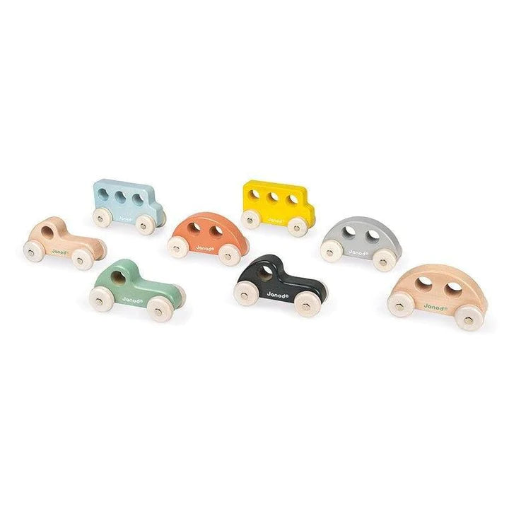 Janod - Sweet Cocoon - Push Along Vehicle - Assorted