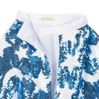 Cosmic Cape - Blue and White