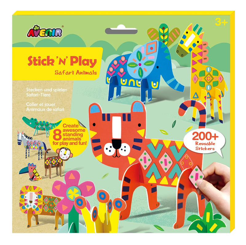 Stick N Play - Safari Animals