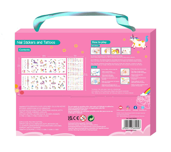 Nail Stickers and Tattoos - Unicorn
