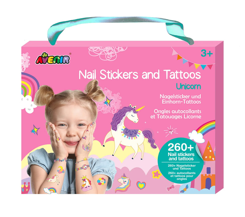 Nail Stickers and Tattoos - Unicorn