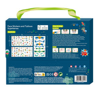 Face Sticker and Tattoos - Superheroes