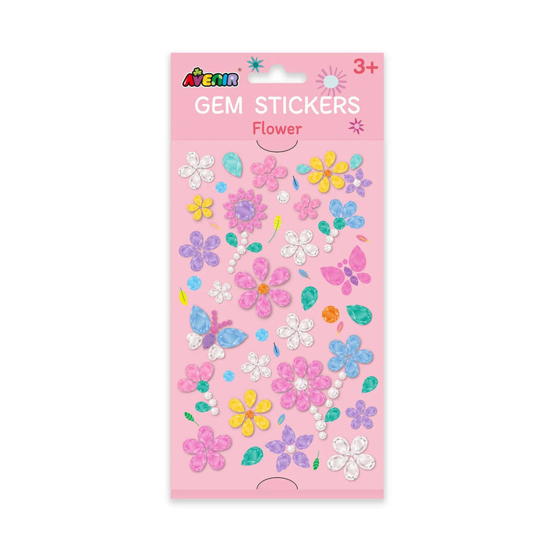 Gem Stickers - Flowers