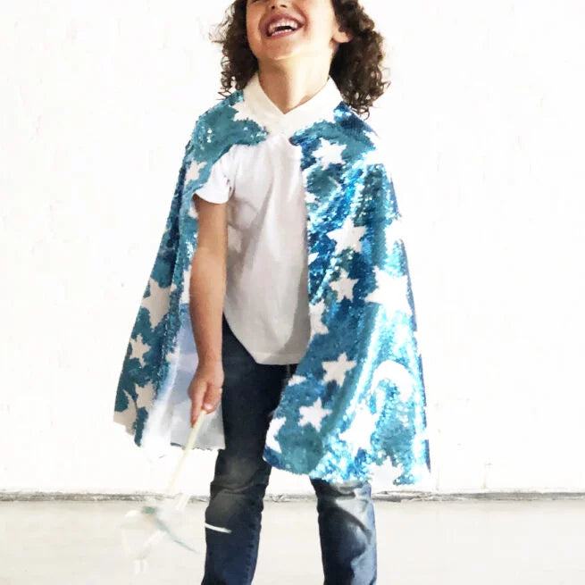 Cosmic Cape - Blue and White